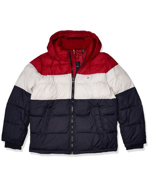 tommy hilfiger hooded down jacket