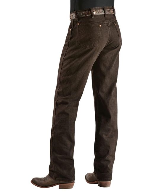 Wrangler Brown 13mwz Cowboy Cut Original Fit Jean for men