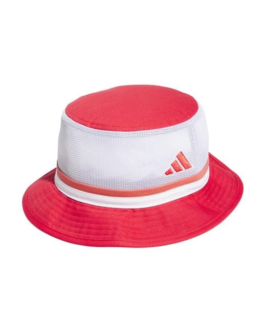 Adidas Pink Spring Mesh Bucket Hat Cap