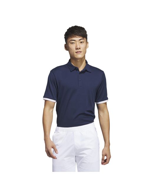 Adidas Blue Golf S Heat.rdy Polo Shirt for men