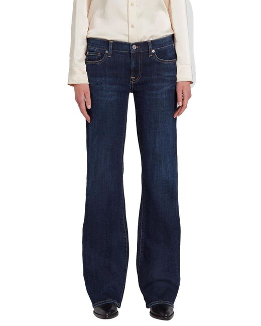 7 For All Mankind Blue Kimmie Bootcut Jeans