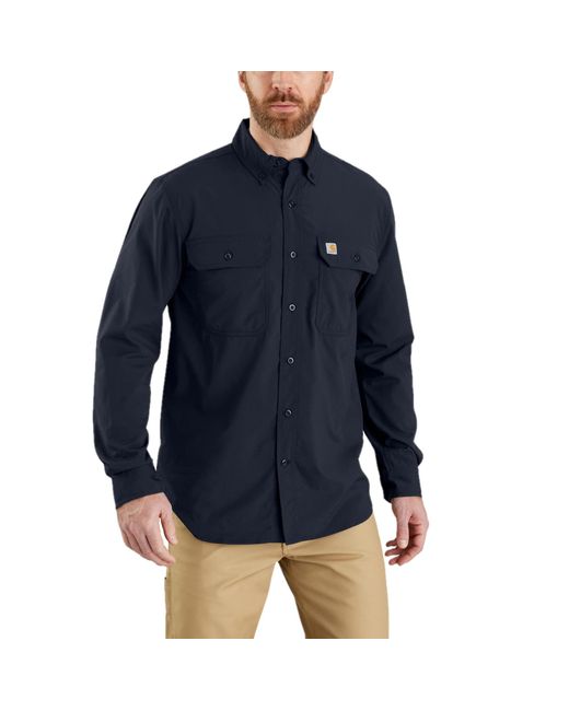 Carhartt Blue Force Relaxed Fit Lightweight Long-sleeve Shirt for men
