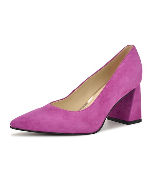 Nine West Women's Purple Monda Pump