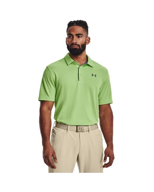 Under Armour Green Tech Golf Polo T-shirt, for men