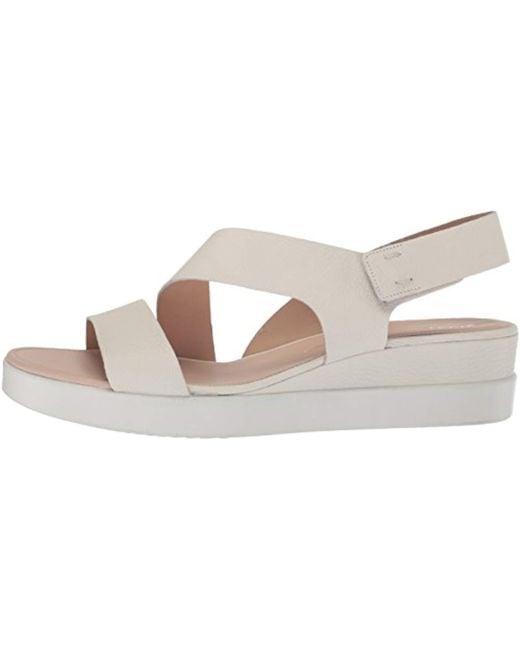 Ecco touch sandal store plateau black