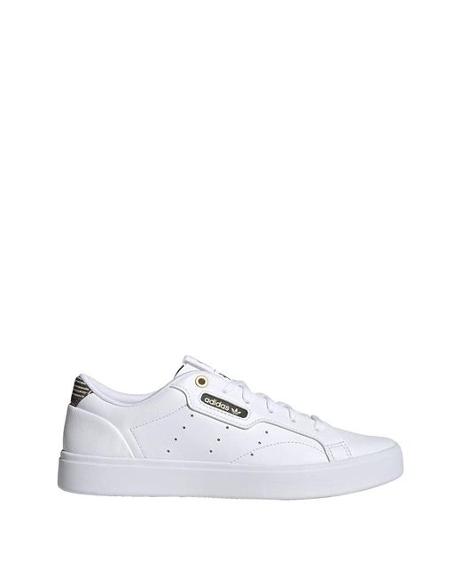 adidas Originals Sleek Sneaker in White//Black (White) - Save 29% | Lyst
