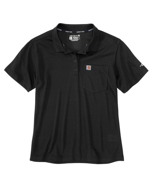 Carhartt Black Force Relaxed Fit Lightweight Short-sleeve Pocket Polo for men