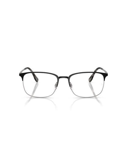 Ray-Ban Black Rx6494 Square Prescription Eyewear Frames