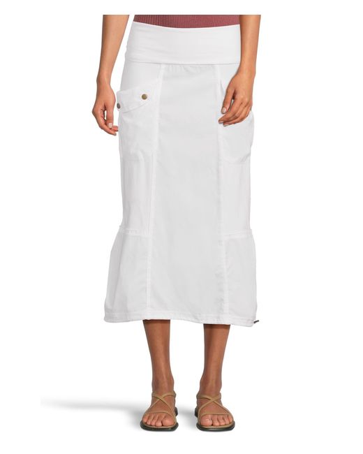 XCVI Marconi Cargo Skirt White Large