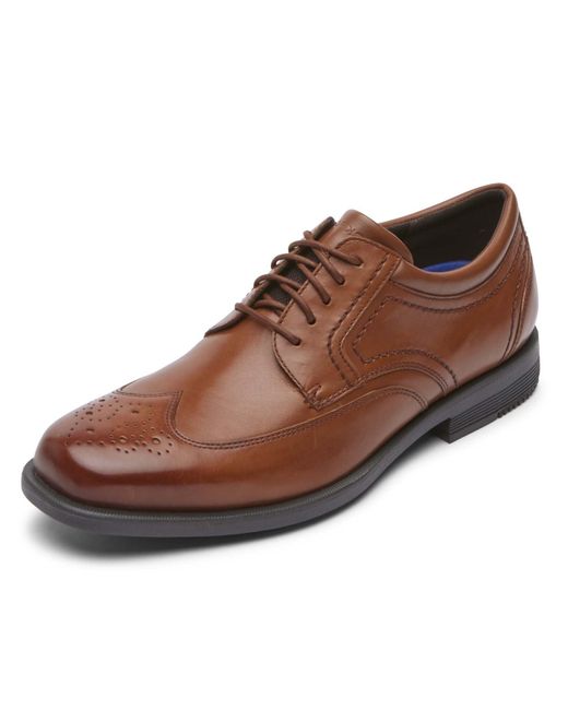 Rockport Brown Isaac Wingtip Oxford for men