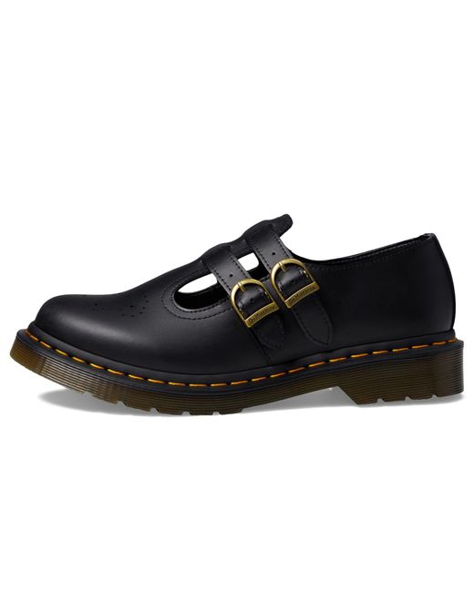 Dr. Martens Vegan 8065 Mary Jane Flat in Black | Lyst