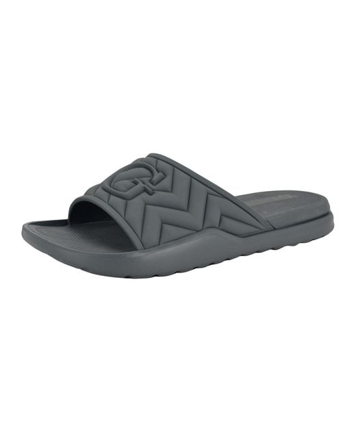Guess Moliano Slide Sandaal in het Black voor heren