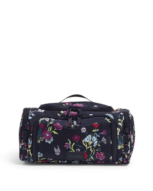Vera Bradley Recycled Lighten Up Reactive Large Travel Cosmetic Makeup