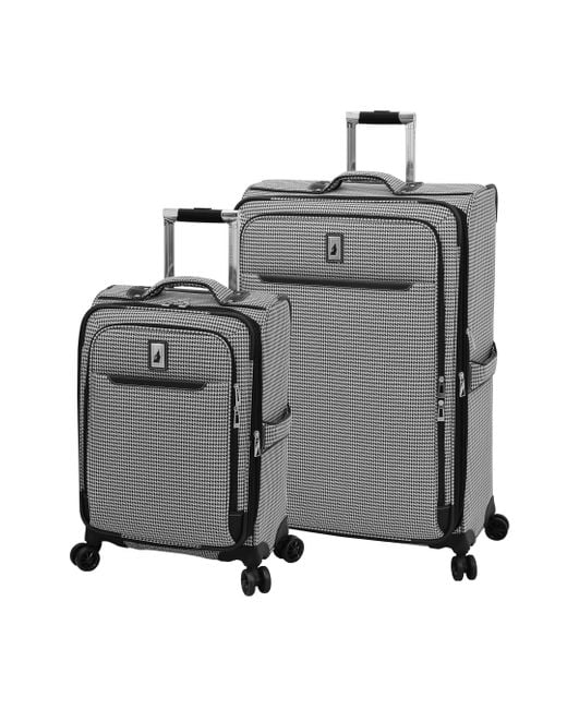 London Fog Cambridge Ii Softside Expandable Spinner Luggage in Black | Lyst