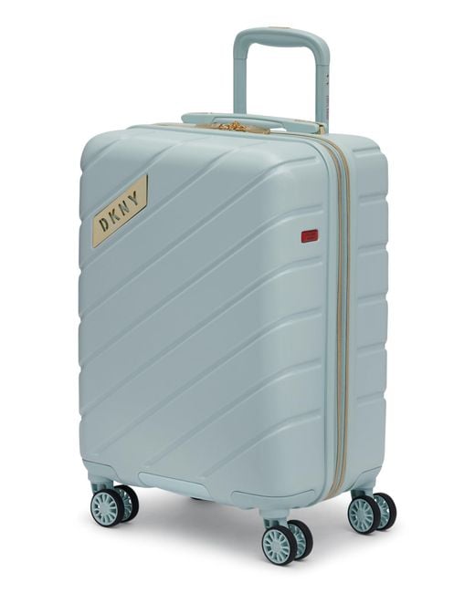 DKNY Spinner Hardside Carryon Luggage in Blue Lyst