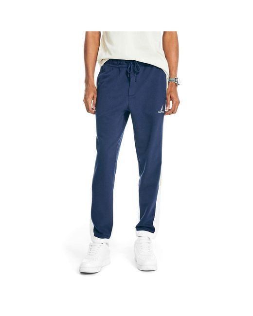 Pantalon de jogging Colorblock pour homme Nautica pour homme en coloris Blue