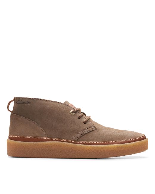 Clarks Brown Oakpark Mid Ankle Boot for men