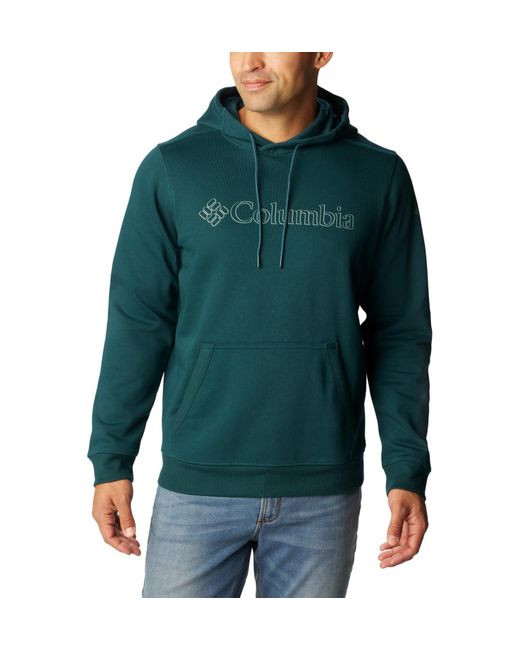Columbia Green Csc Basic Logo Ii Hoodie for men