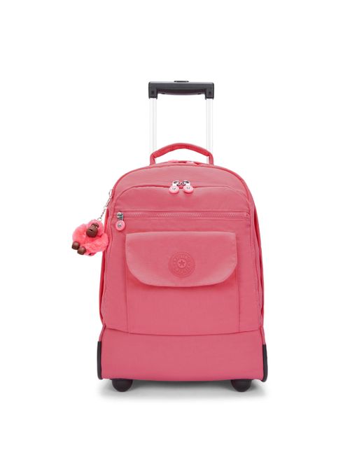 Kipling Sanaa Rolling Backpack in Pink Lyst