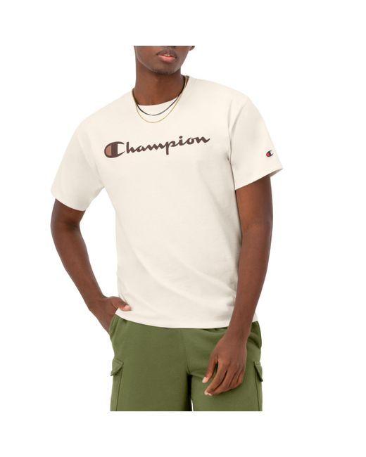 Champion Natural , Classic Graphic, Soft And Comfortable T-shirts For , Logo for men