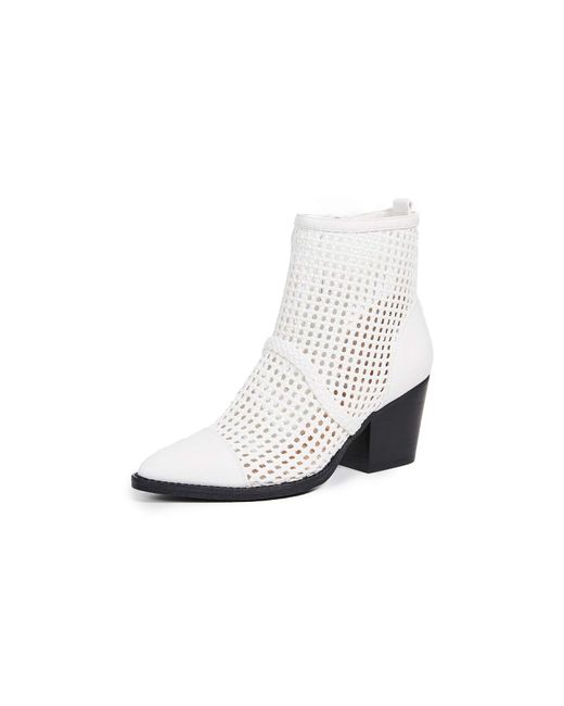 elita woven cap toe bootie