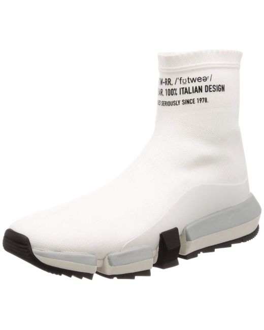 DIESEL H-padola Herren Sneaker, hohe Socken in White für Herren