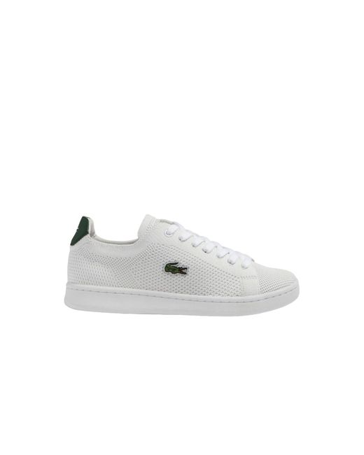 Lacoste White 45sfa0021 Cropped Trainers