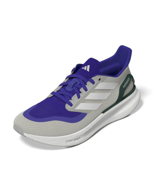 Adidas Blue Pureboost 5 Running Sneaker for men