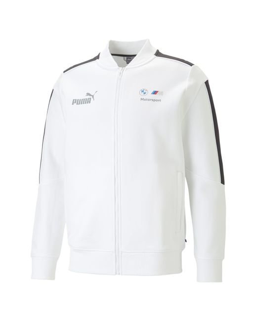 PUMA White Standard Bmw M Motorsport T7 Full-zip Jacket for men