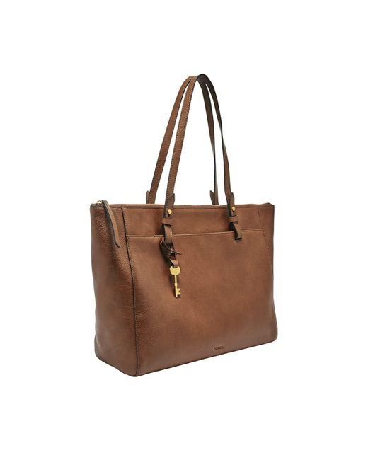 Fossil Rachel Shopper Bag Leather 34 Cm in Tan (Brown) - Save 36% - Lyst