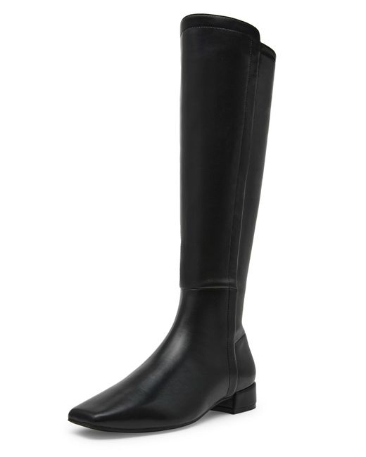 Anne Klein Black Rosina Mid Calf Boot
