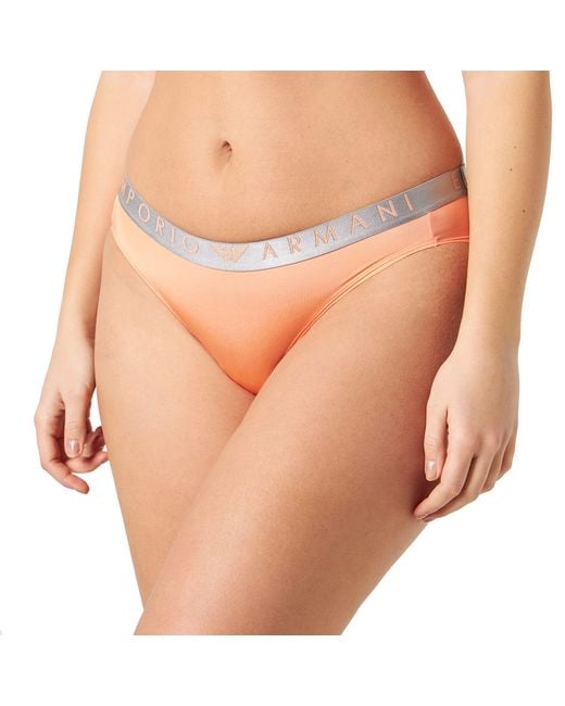Emporio Armani Orange Iconic Microfiber Brief