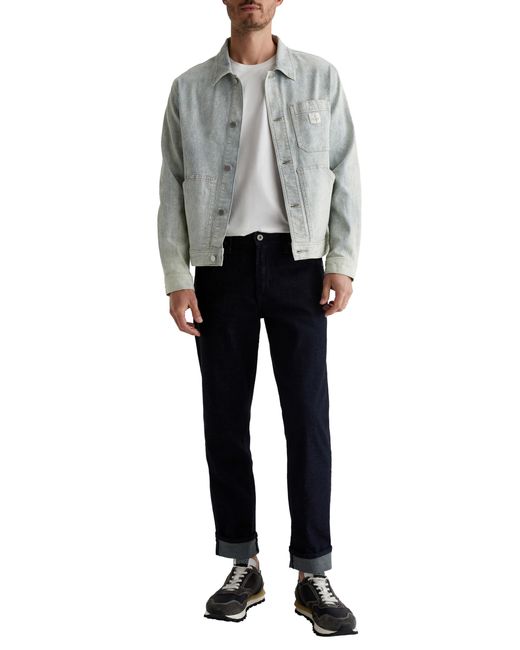 AG Jeans Men's Black Kace Modern Straight Jean