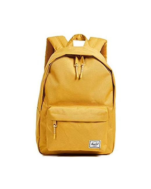 Herschel Supply Co. Yellow Classic Mid Volume Backpack