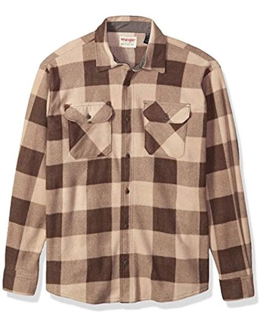 wrangler buffalo plaid shirt