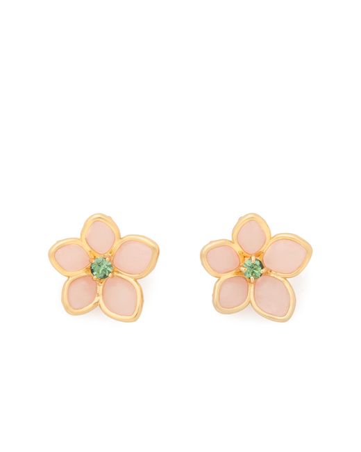 Kate Spade Metallic Pastel Petals Studs