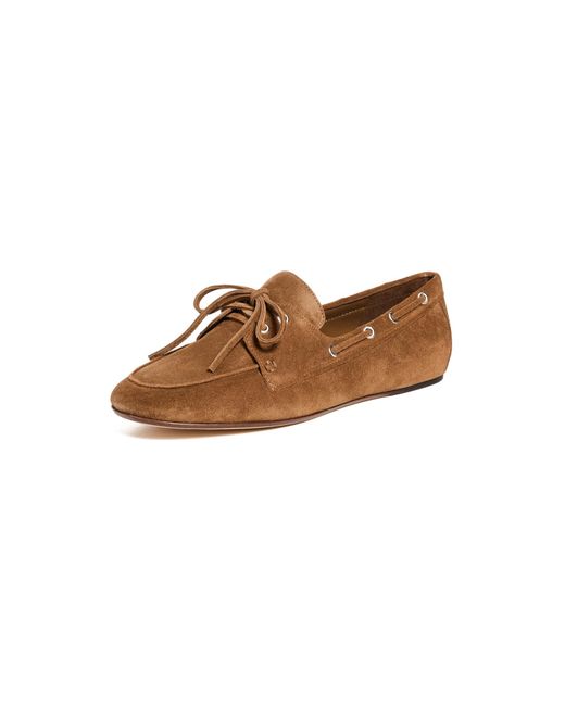 Vince Brown S Marin Boat Shoe Elmwood Tan Suede 9.5 M