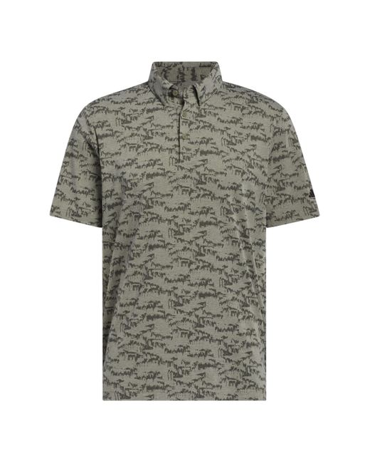 Adidas Gray Go-to Printed Polo Shirt for men