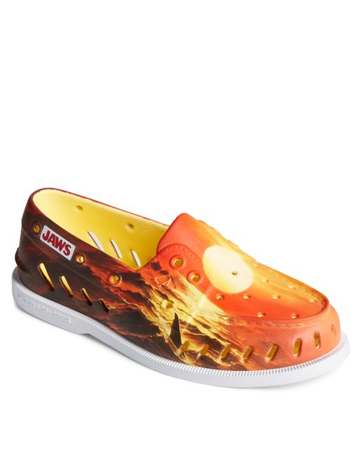 Sperry Top-Sider Orange Authentic Original Float Jaws Boat Shoe for men