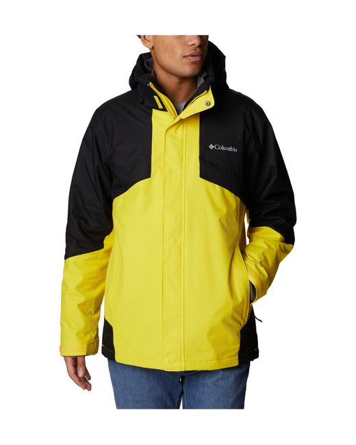 Columbia Yellow Bugaboo Ii Fleece Interchange Jacket for men