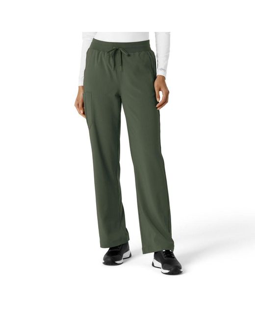 Carhartt Green Boot Cut Scrub Pant