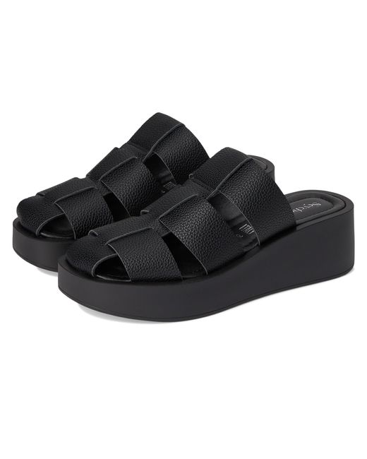 Seychelles Black Fashion Slide Sandal