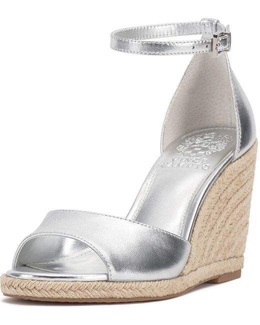Vince Camuto White Felyn Wedge Sandal