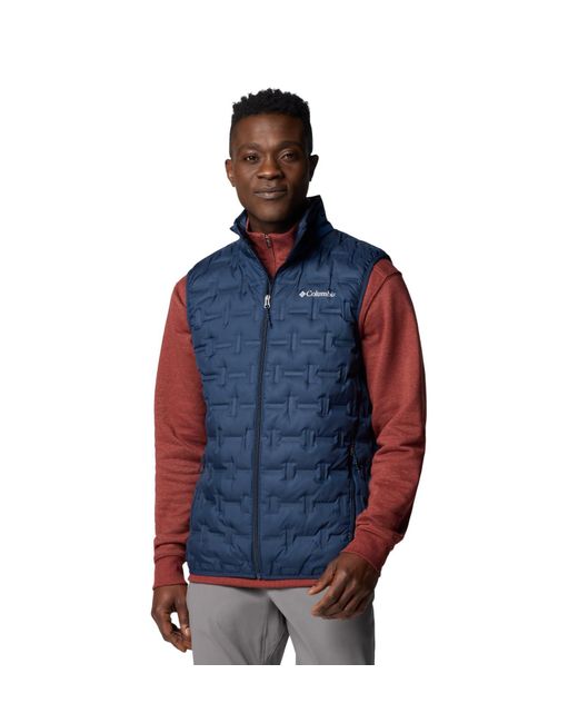 Columbia Delta Ridge Ii Down Vest in Blue for Men Lyst
