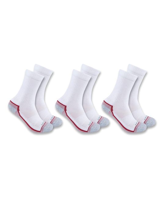 Carhartt White Force Midweight Crew Sock 3 Pack