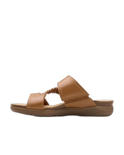 Clarks Brown Collection S April Raelyn Flat Sandal