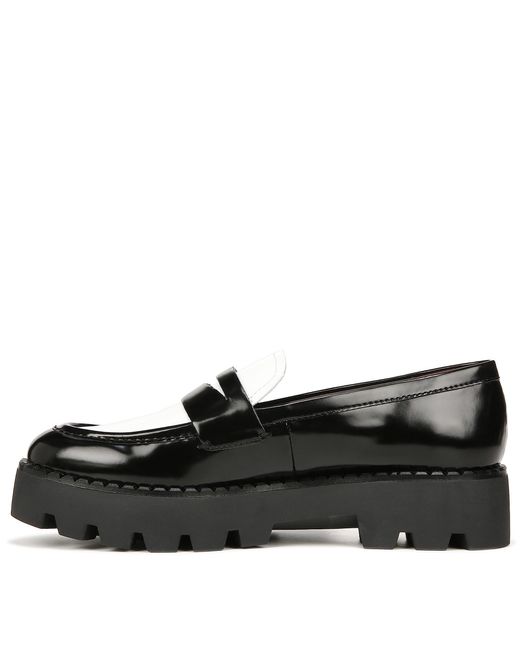 Franco Sarto Black Balin Lug Sole Loafers