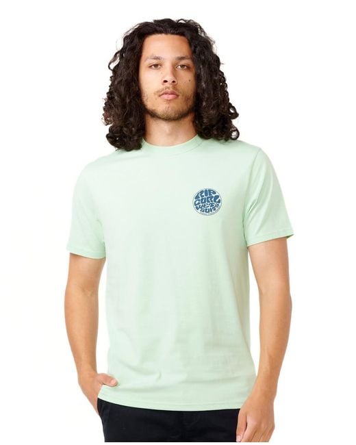 Rip Curl Green Wettie Icon T-shirt for men