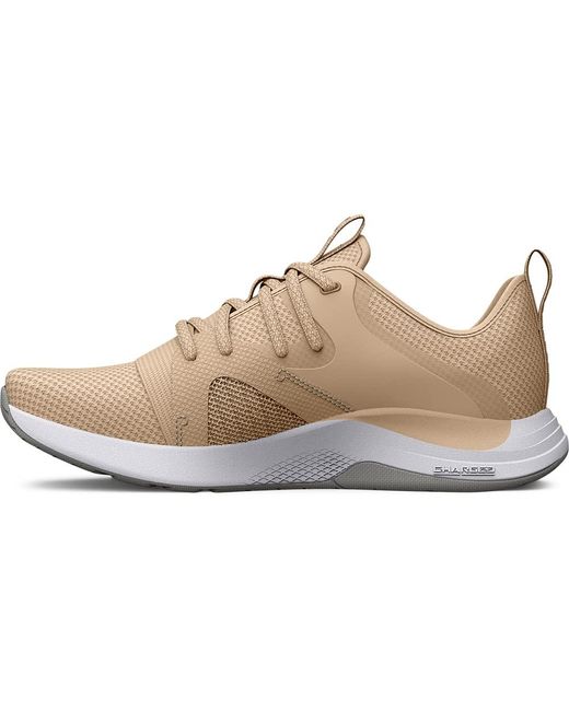 Under Armour Charged Breathe Lace Training Shoe Sneaker, in Natural Lyst