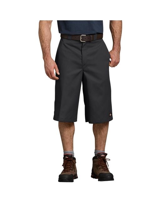 Dickies Black Big 15 Inchloose Fit Multi-pocket Work Short for men